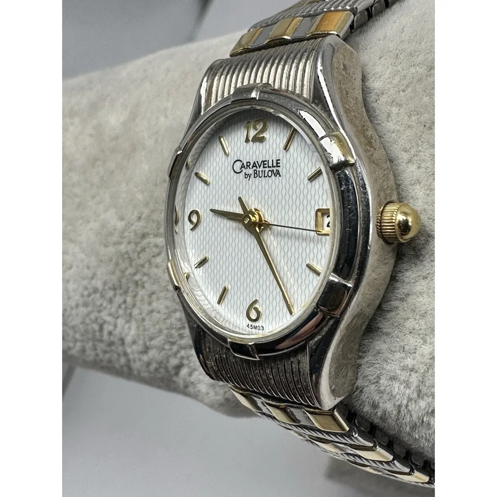 Caravelle By Bulova 45M03 New Battery Ladies Watch 24MM 6